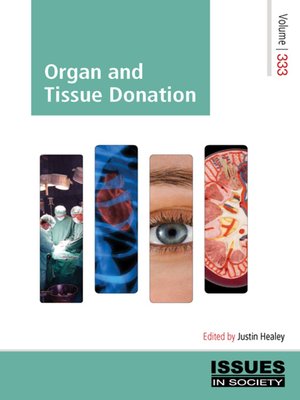 cover image of Organ and Tissue Donation